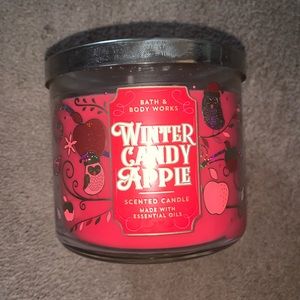 Bath and Body Works Winter Candy Apple Candle
